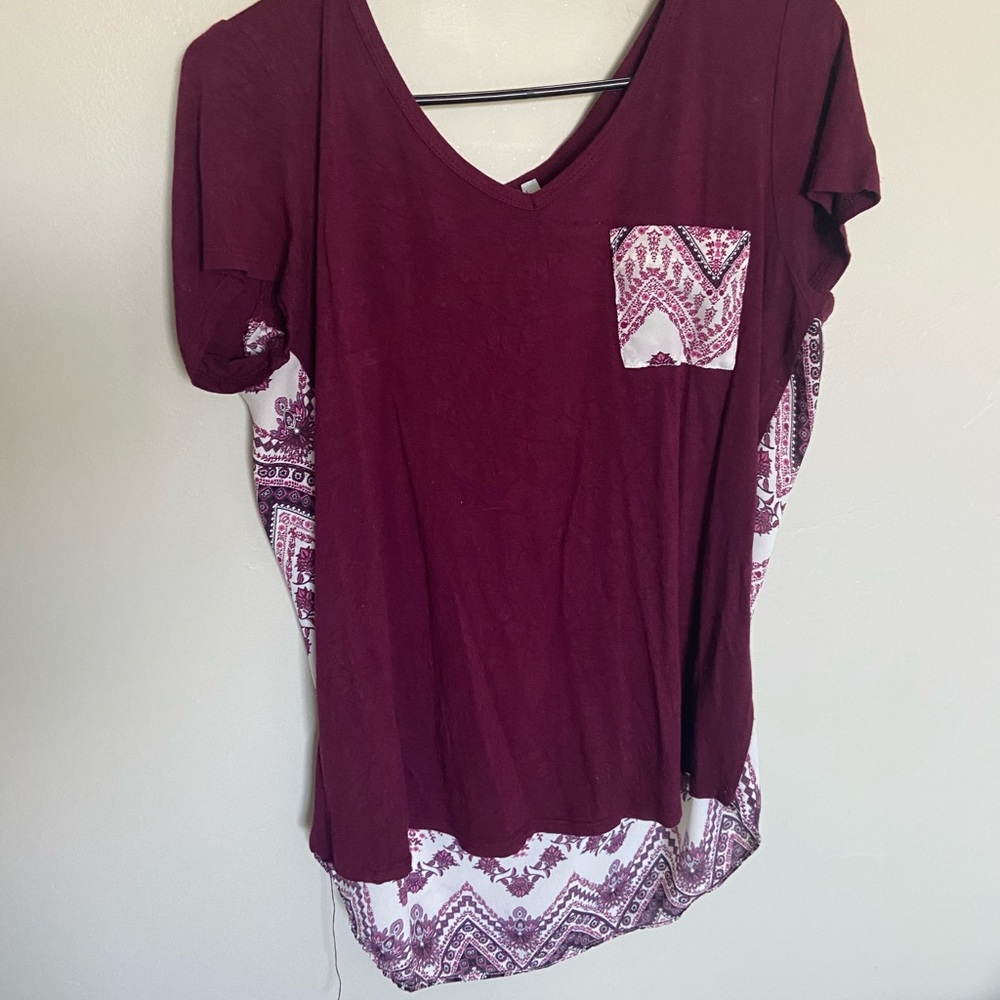 Floral tee